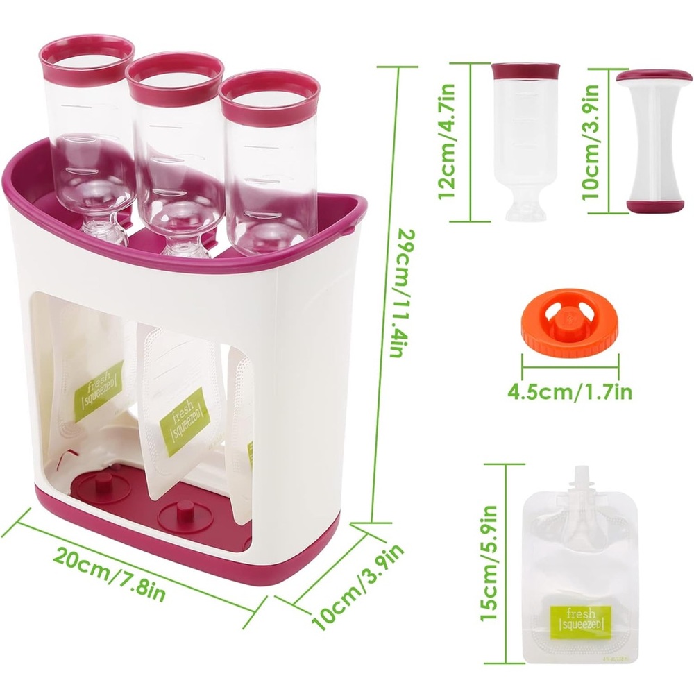 Infantino Squeeze Pouches and Squeeze Station BRAND NEW